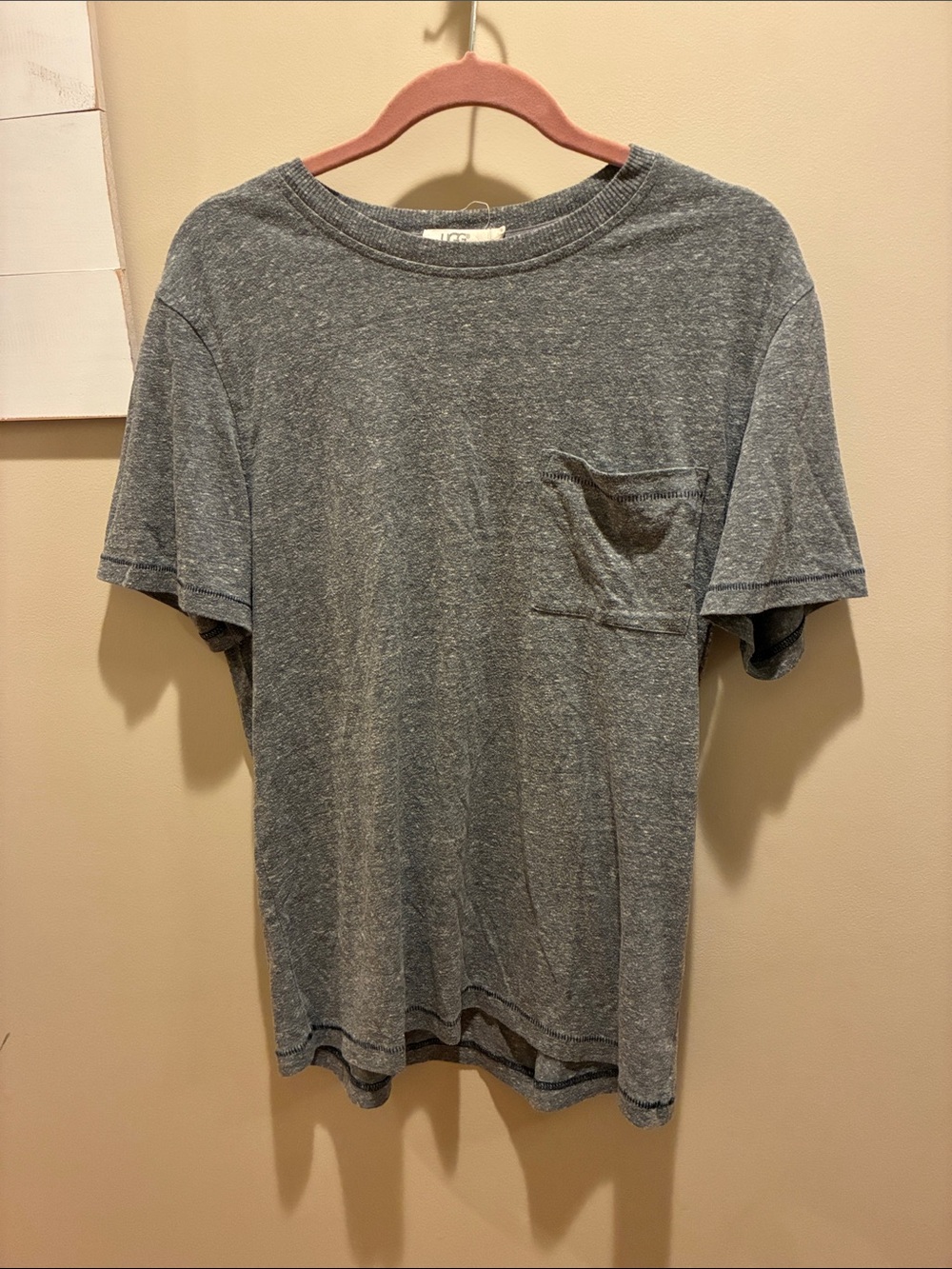 UGG Heather Gray Short Sleeve Pocket Tee - Men's